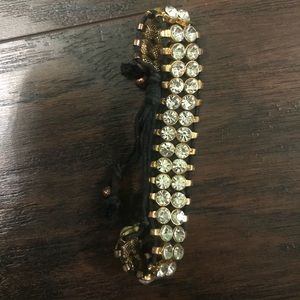 Gold diamond bracelet